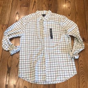 Men’s long sleeve plaid shirt